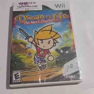 NEW Drawn To Life 2 The Next Chapter Nintendo Wii Video Game NEW